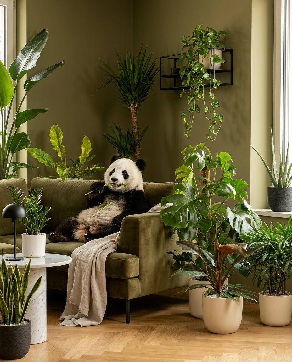 Lifestyle-Foto: Vani mit Pflanzen