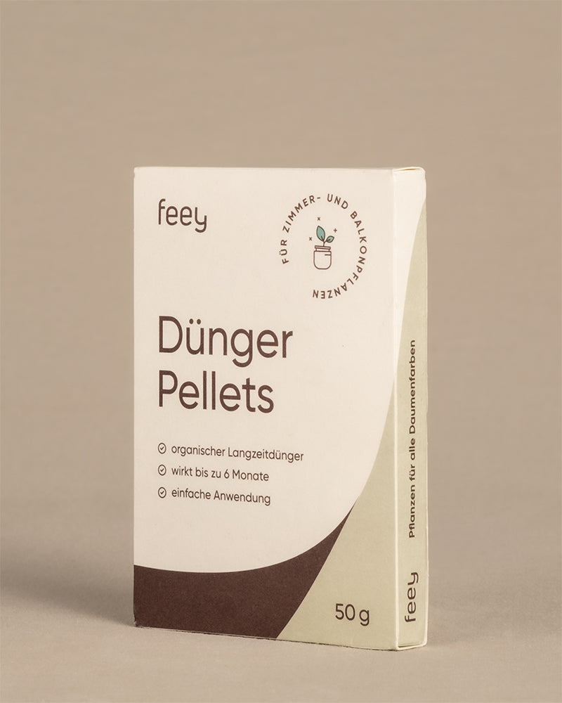 Verpackung mit Dünger Pellets von feey