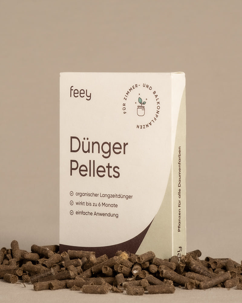 Verpackung mit Dünger Pellets von feey