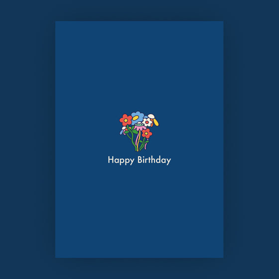 Allgemein Grusskarten für Blumensträusse – Birthday Sträussli