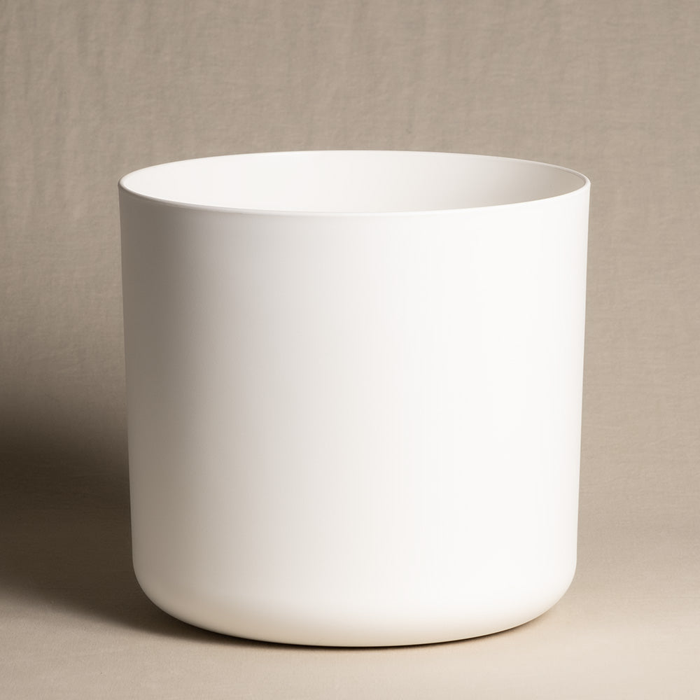 Kunststoff-Topf Lumi 25 cm in weiss