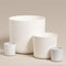Kunststoff Topfset 'Lumi' (22, 14, 2 × 7) in der Farbe weiss
