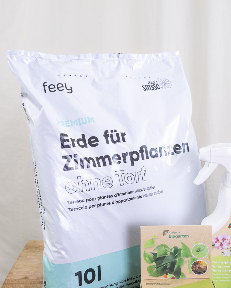10l Sack feey-Zimmerpflanzenerde im grossen Pflanzen-Pflegekit