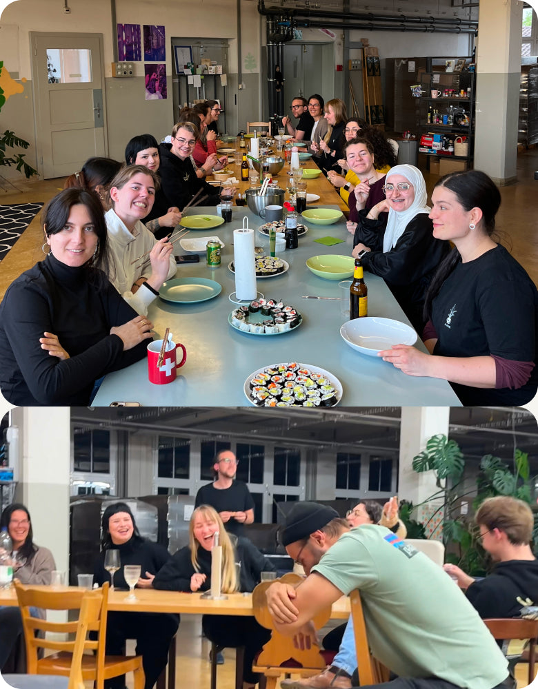 Collage vom feey-Teamevent 