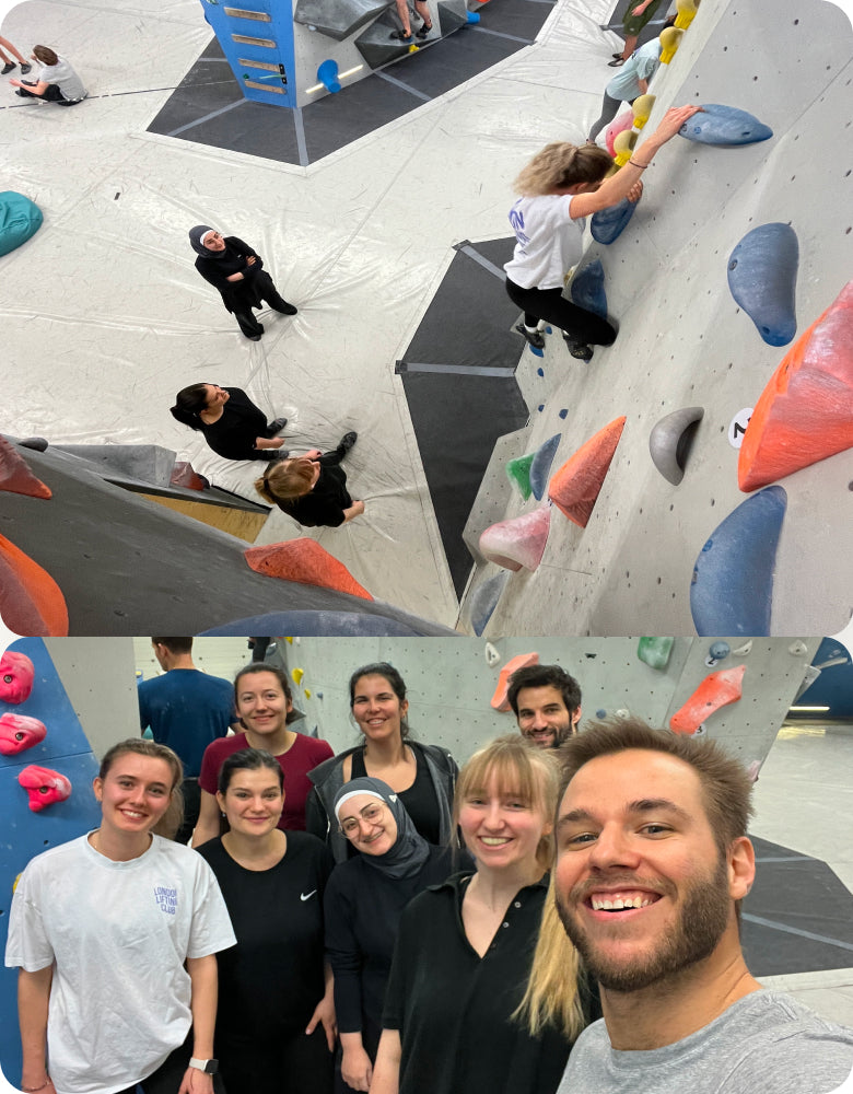 Collage vom feey-Teamevent 