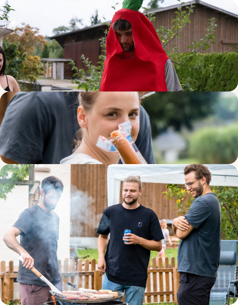 Collage vom feey-Teamevent 