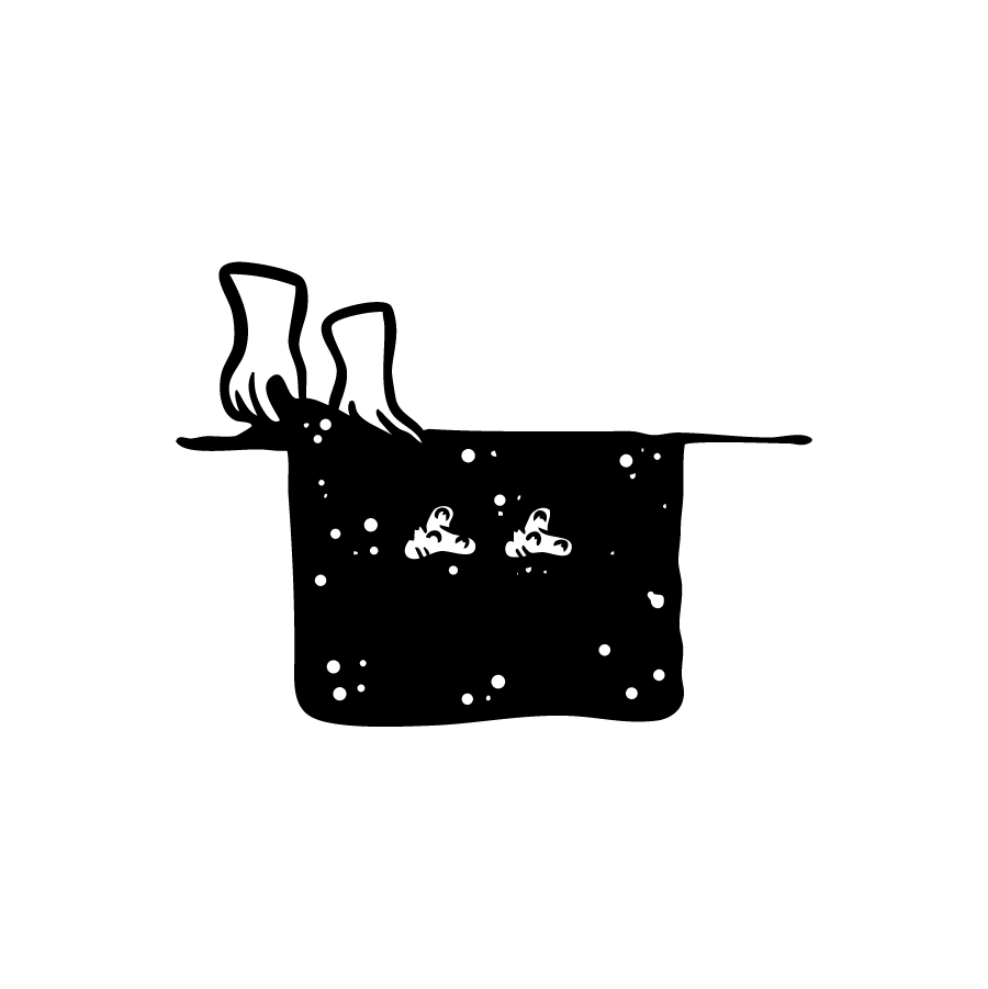 Illustration: Erdkreis an der Oberfläche formen.